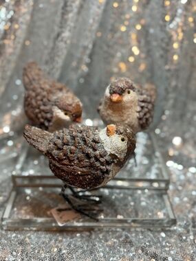 Sparkle bird trio set